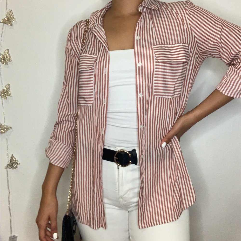 Express button up blouse